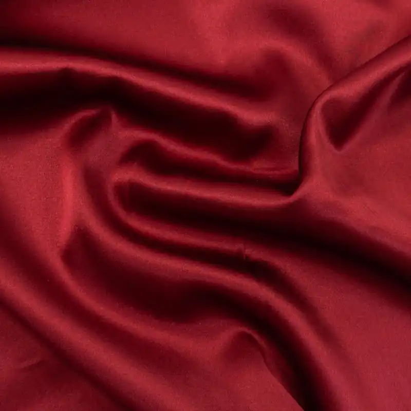 Hochwertig Italienische Seide Stretch Deluxe bordeaux