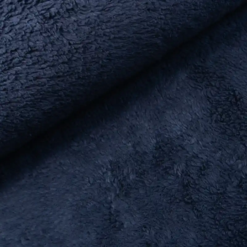 Kostenloser Versand Baumwoll Teddyplüsch navy